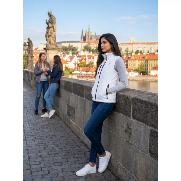  Dámska fleece vesta ALTISPORT ALW002525 BIELA 