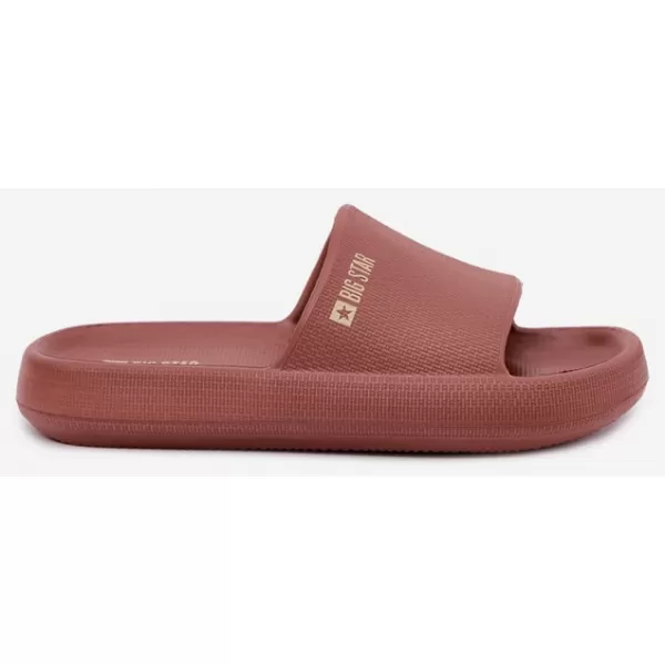  Dámske šľapky BIG STAR SHOES UU274088 SHADES OF RED 