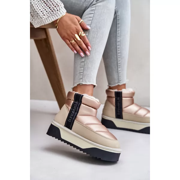  Dámske snehule D.FRANKLIN DFSH371010 BEIGE 
