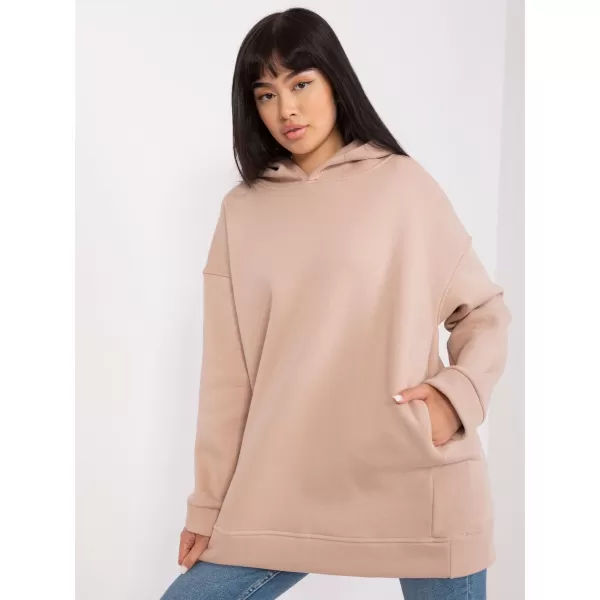  Dámska mikina BASIC FEEL GOOD RV-BL-8042.00P DARK BEIGE 