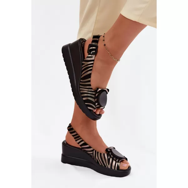  Dámske sandále ARTIKER 58C0295 BLACK 