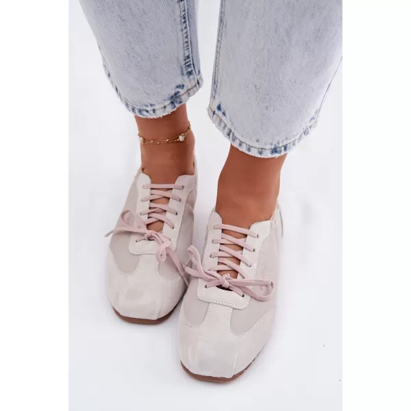  Dámske tenisky BIG STAR SHOES TT274599 BEIGE 