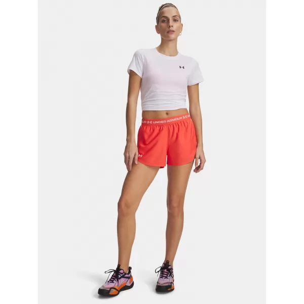  Dámske kraťasy UNDER ARMOUR TECH PLAY UP SHORTS 1389882-690 ČERVENÁ 