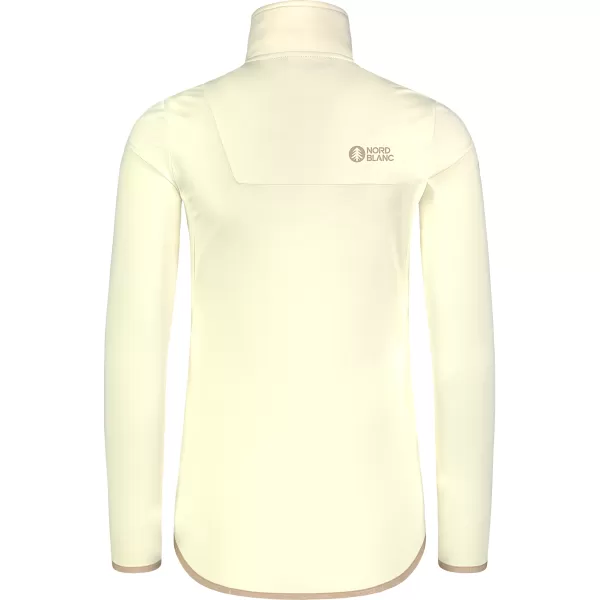  Dámska powerfleece mikina NORDBLANC CRISP NBSFL8338 BÉŽOVÁ 