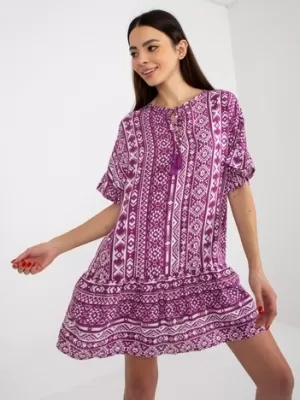 Dámske šaty SUBLEVEL D73771M30306C VIOLET