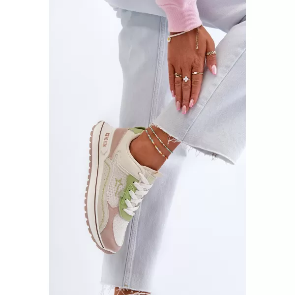  Dámske tenisky BIG STAR SHOES NN274A091 BEIGE 
