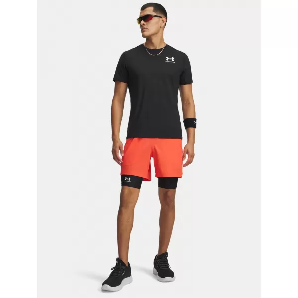  Pánske kraťasy UNDER ARMOUR VANISH WOVEN 6IN SHORTS 1373718-690 ČERVENÁ 