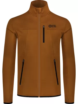 Pánska powerfleece mikina NORDBLANC MORASS NBSFM8335 HNEDÁ