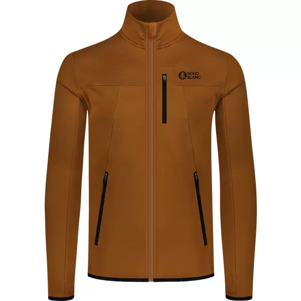  Pánska powerfleece mikina NORDBLANC MORASS NBSFM8335 HNEDÁ 