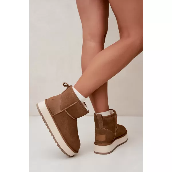  Dámske topánky BIG STAR SHOES UU274692 BROWN/BEIGE 
