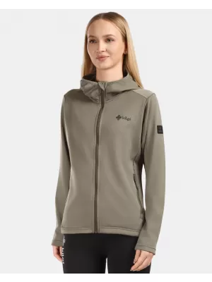 Dámska fleece mikina KILPI SEVELEN-W 1L0203KI ZELENÁ