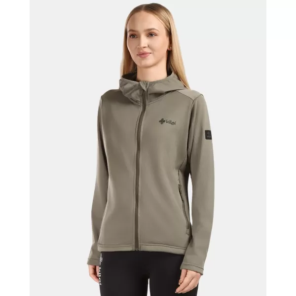 Dámska fleece mikina KILPI SEVELEN-W 1L0203KI ZELENÁ 