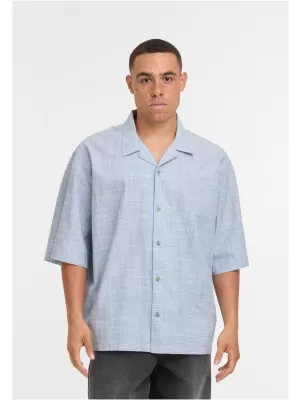 Pánska košeľa URBAN CLASSICS TB7562 LIGHTBLUE/WHITE