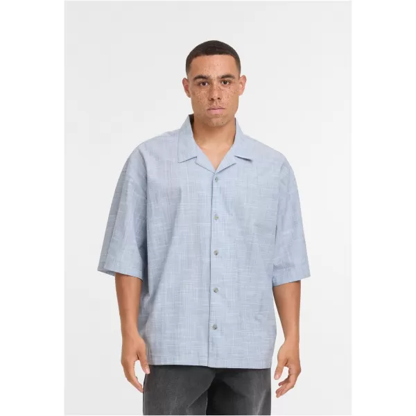  Pánska košeľa URBAN CLASSICS TB7562 LIGHTBLUE/WHITE 