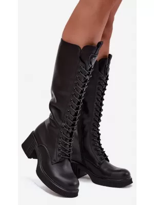 Dámske čižmy VINCEZA 66804 BLACK