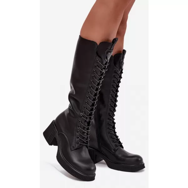  Dámske čižmy VINCEZA 66804 BLACK 