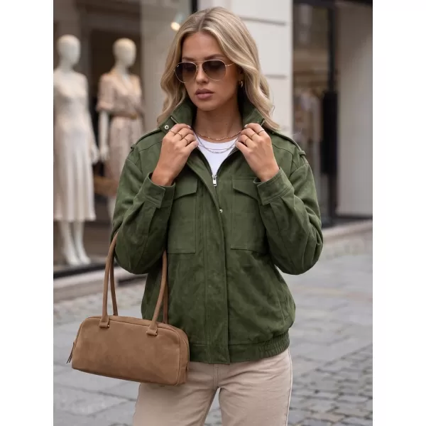  Dámska bunda DSTREET TY5959 ZELENÁ 