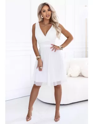 Dámske šaty NUMOCO 541-4 BIELA