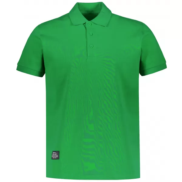  Pánske tričko s golierom ALTISPORT NP/ALMST90601 KELLY GREEN 