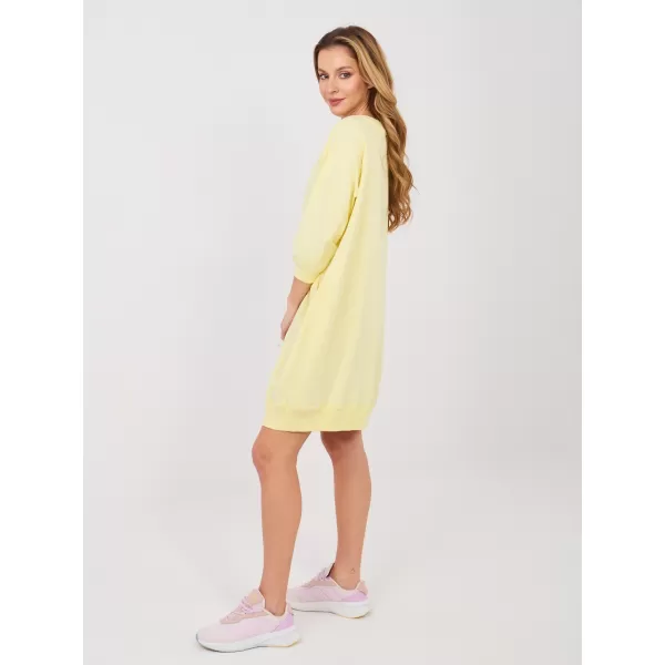  Dámske šaty BASIC FEEL GOOD RV-SK-7203.35P BRIGHT YELLOW 