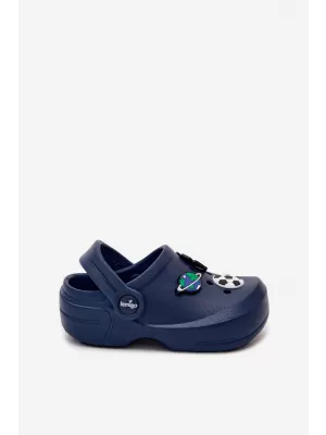 Detské šľapky BOTO LUPO NAVY