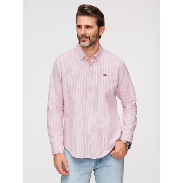 Pánska košeľa OMBRE K703 PINK 