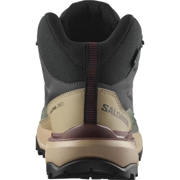  Pánske topánky SALOMON X ULTRA 360 MID GORE-TEX L47743300 PHANTOM/DESERT TAN/RUM ROZINKA 