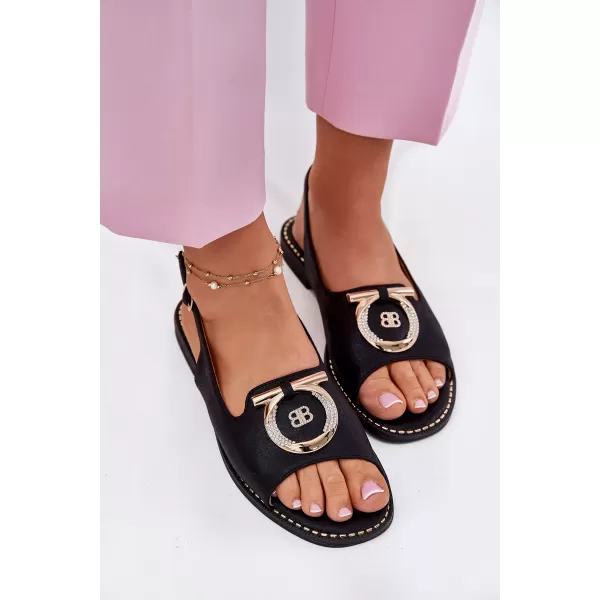  Dámske sandále S.BARSKI KV51-003 BLACK 