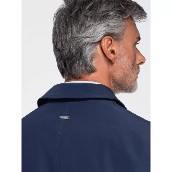  Pánska prechodná bunda OMBRE OM-JANP-0224 NAVY BLUE 