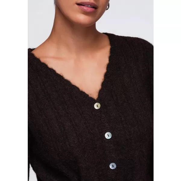  Dámsky sveter OMBRE OW-SW-E0012 BROWN 