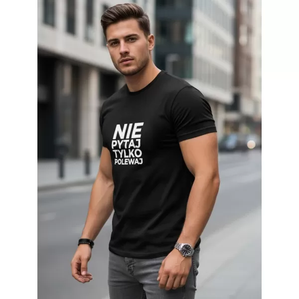  Pánske tričko DSTREET NX0113R-BK ČIERNA 