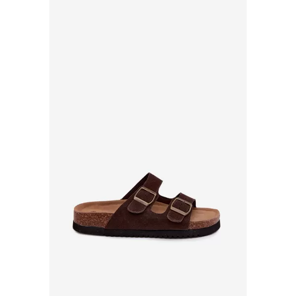  Dámske šľapky BOTO 2832 BROWN 
