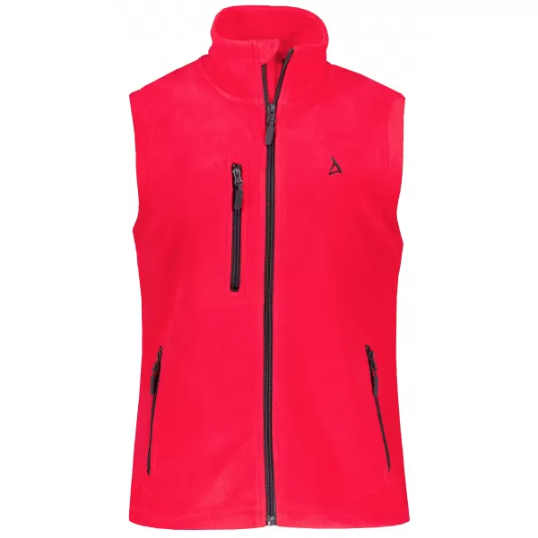  Dámska fleece vesta ALTISPORT ALW002525 ČERVENÁ 