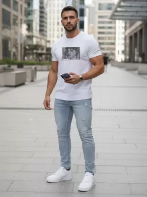 Pánske tričko DSTREET NX5014R BIELA