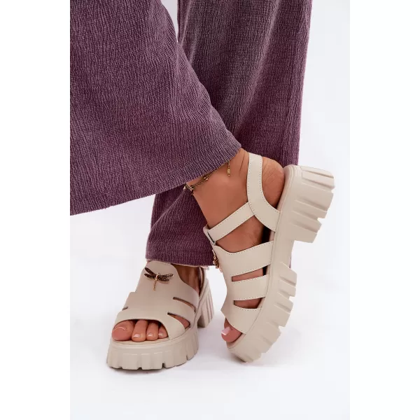  Dámske sandále VINCEZA 79627 BEIGE 