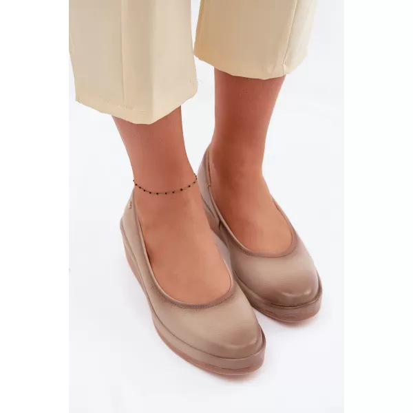  Dámske poltopánky VINCEZA 39987 BEIGE 