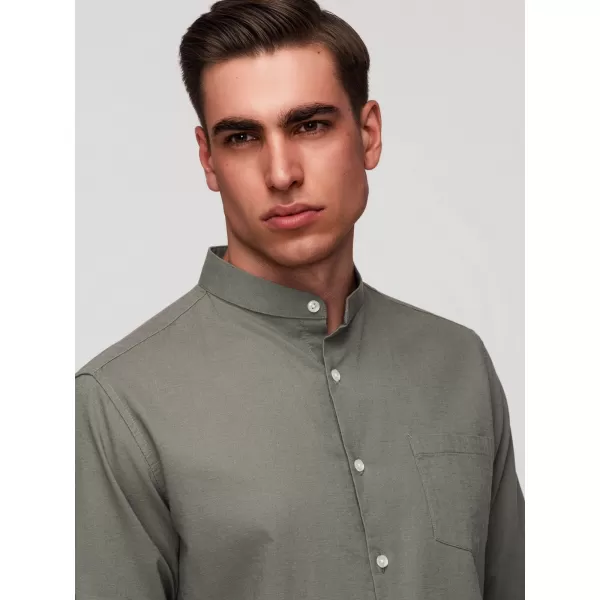  Pánska košeľa OMBRE K704 KHAKI 