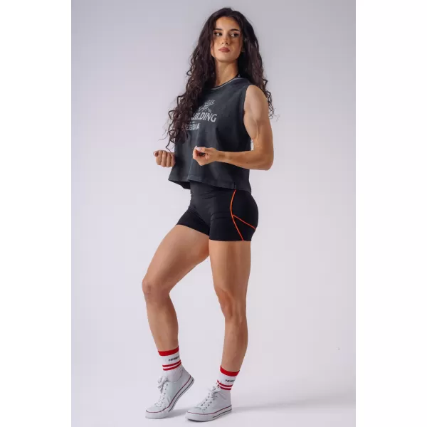  Dámske tielka NEBBIA OLYMPIA OVERSIZED 939 BLACK 
