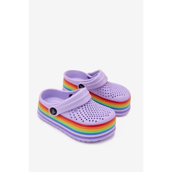  Detské šľapky BOTO D2016/D2015 PURPLE 