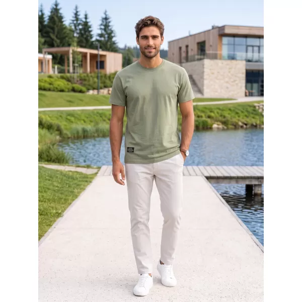  Pánske tričko ALTISPORT NP/ALMST20001 MILITARY GREEN 