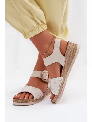Dámske sandále INBLU RV000013 BEIGE