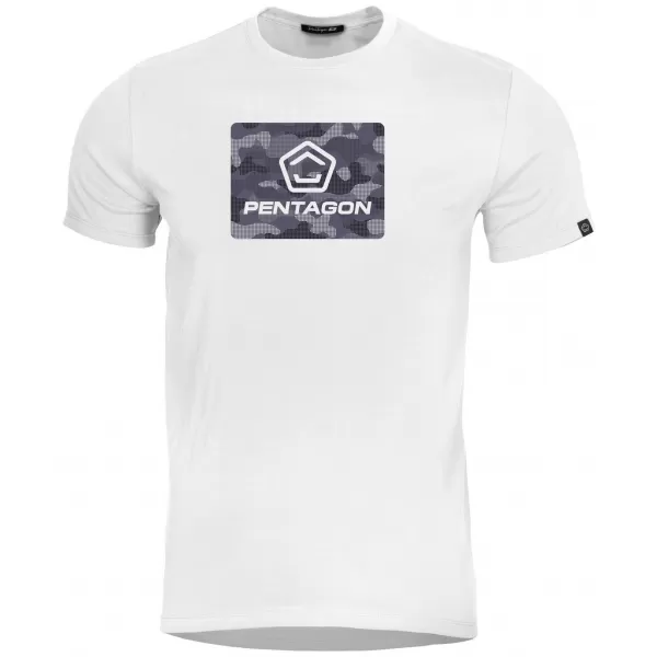  Pánske tričko PENTAGON AGERON SPOT CAMO K09012-SC-00 WHITE 