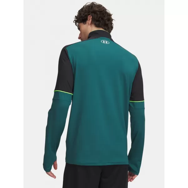  Pánska mikina UNDER ARMOUR M CHALLENGER TRAINING QZ 6004043-338 ZELENÁ 