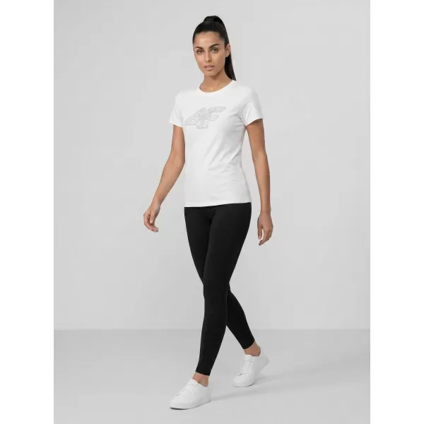  Dámske tričko 4F WMM00TTSHF3309 WHITE 
