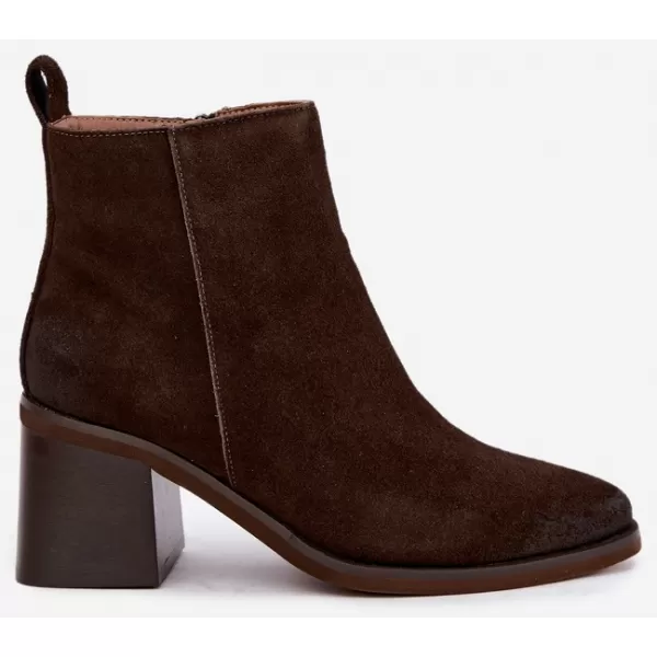  Dámske členkové topánky VINCEZA 133100 CHOCOLATE 