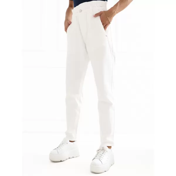  Dámske nohavice SUBLEVEL D70059Z62399A1 WHITE 