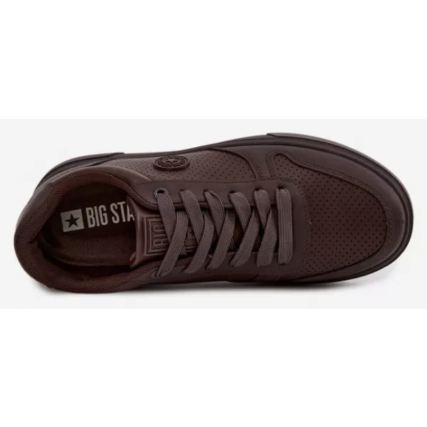  Pánske tenisky BIG STAR SHOES UU174326 BROWN/BEIGE SHADOWS 