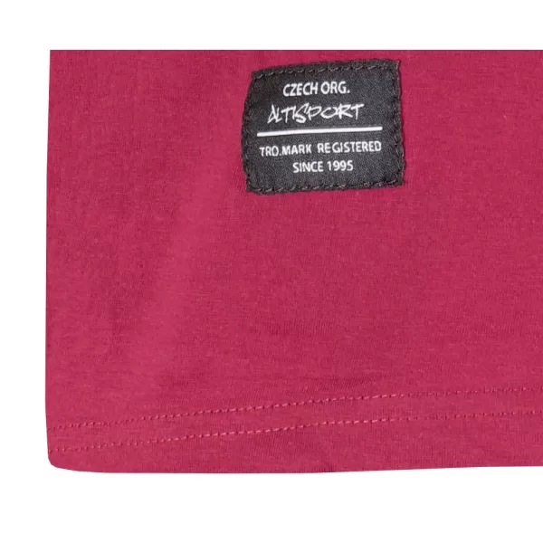  Pánske tričko ALTISPORT NP/ALMST20001 BORDEAUX 