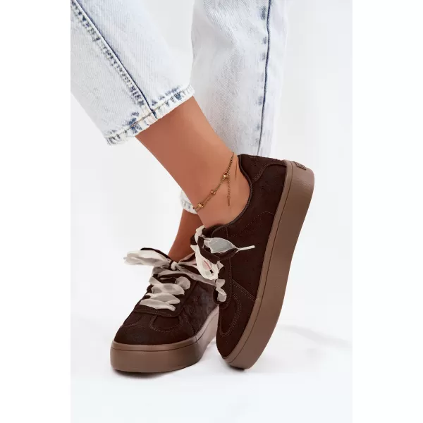  Dámske tenisky BIG STAR SHOES UU274004 BROWN 