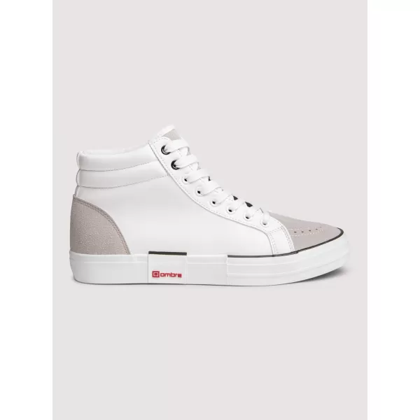  Pánske členkové tenisky OMBRE OM-FOTH-0240 WHITE AND BEIGE 